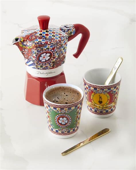 dolce gabbana coffee set|dolce and gabbana moka pot.